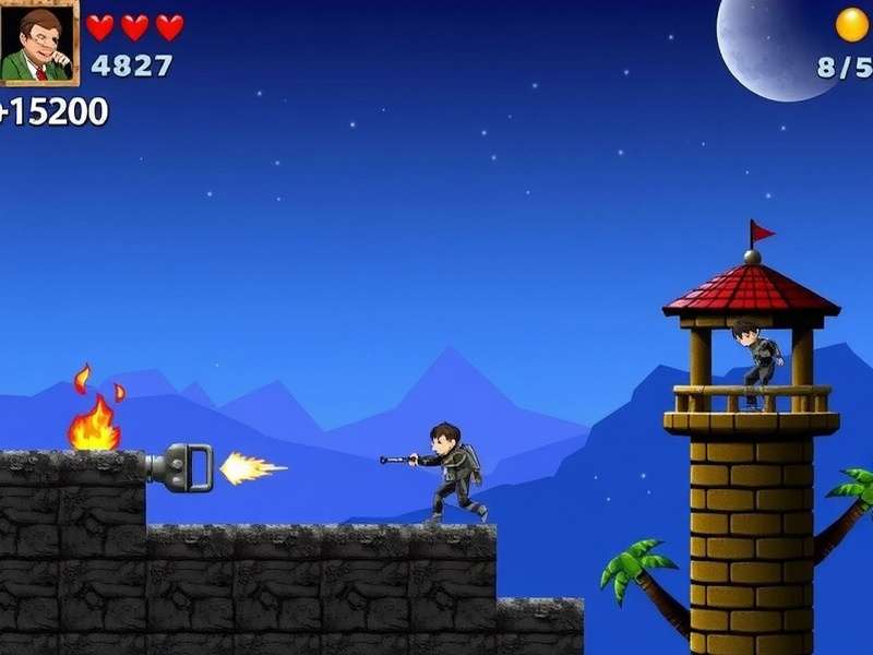 Intense fire protection action in Pyro Protector Pyro Protector Gameplay Screenshot